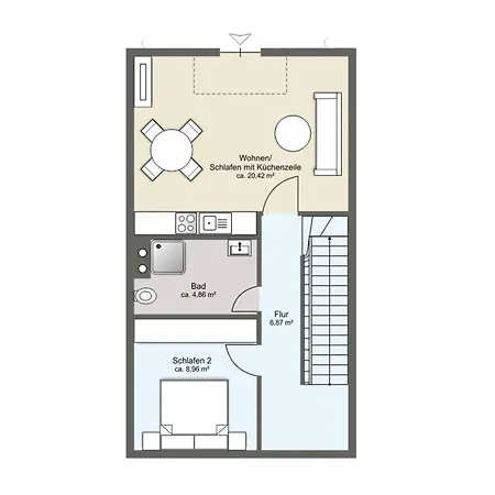 Apartamento Deichloft - Mit Watt- Und Hafenblick